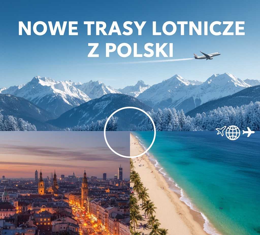 Rewolucja w polskim lotnictwie – ponad 44 nowe trasy na zimę 2025/2026! Sprawdź, dokąd polecimy z Polski - wyróżniony obraz